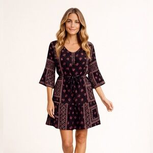 NWT Anthropologie Boho Patchwork Edmé & Esyllte Tunic Dress